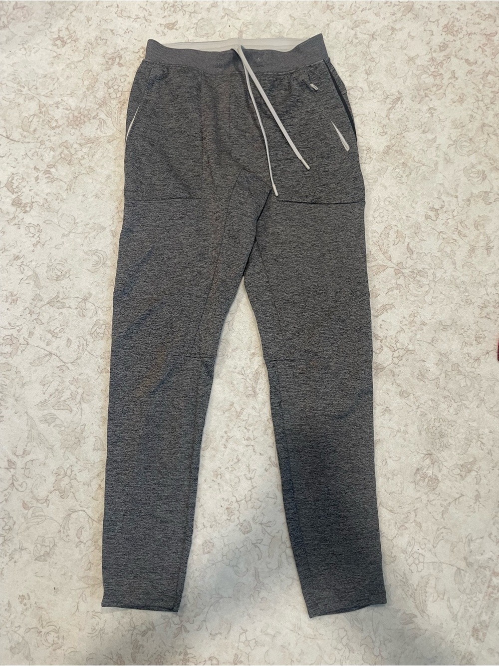 lululemon athletica Dark Gray Heather Joggers with Drawstring